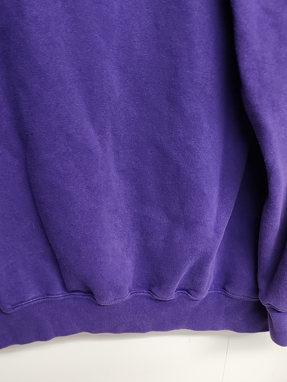 NFL Vintage Team Apparel Purple and Yellow Vikings Crewneck Hoodie - Picture 5 of 8